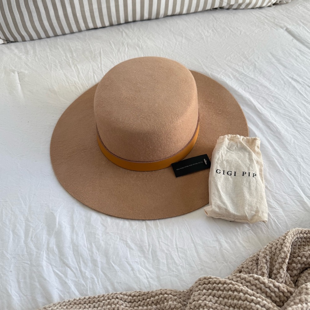 GIGI PIP DAHLIA BOATER HAT